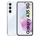 Samsung Galaxy A35 5G (Awesome Iceblue, 8GB RAM, 128GB Storage) | Premium Glass Back | 50 MP Main Camera (OIS) | Nightography | IP67 | Corning Gorilla Glass Victus+ | sAMOLED with Vision Booster