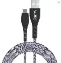 UBO WR-406 65Watt Cotton Braided Type-C Cable(Red)