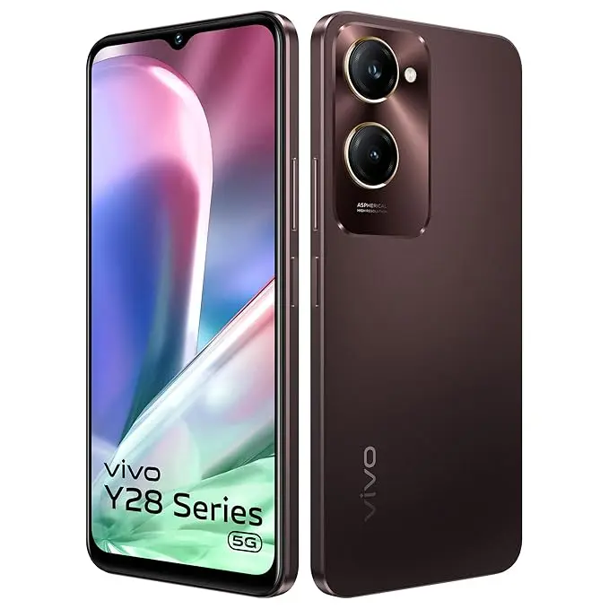 vivo Y28s 5G (Vintage Red, 6GB RAM, 128GB Storage) with No Cost EMI